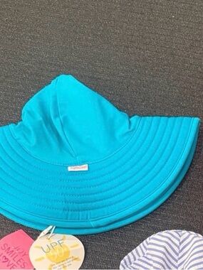 Ruffle Butts Bright Teal Sun Hat